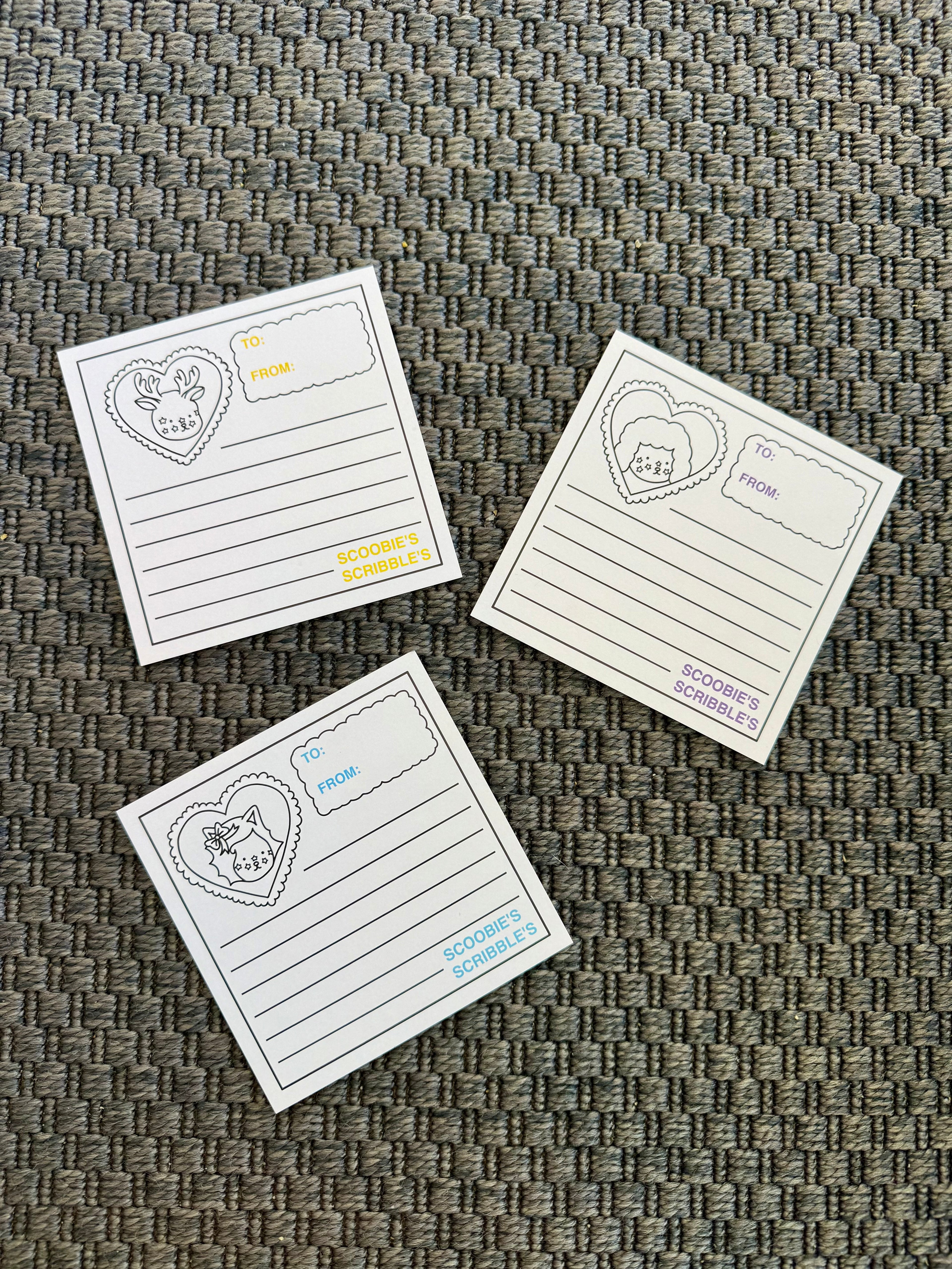 POSTCARDS + STICKERS