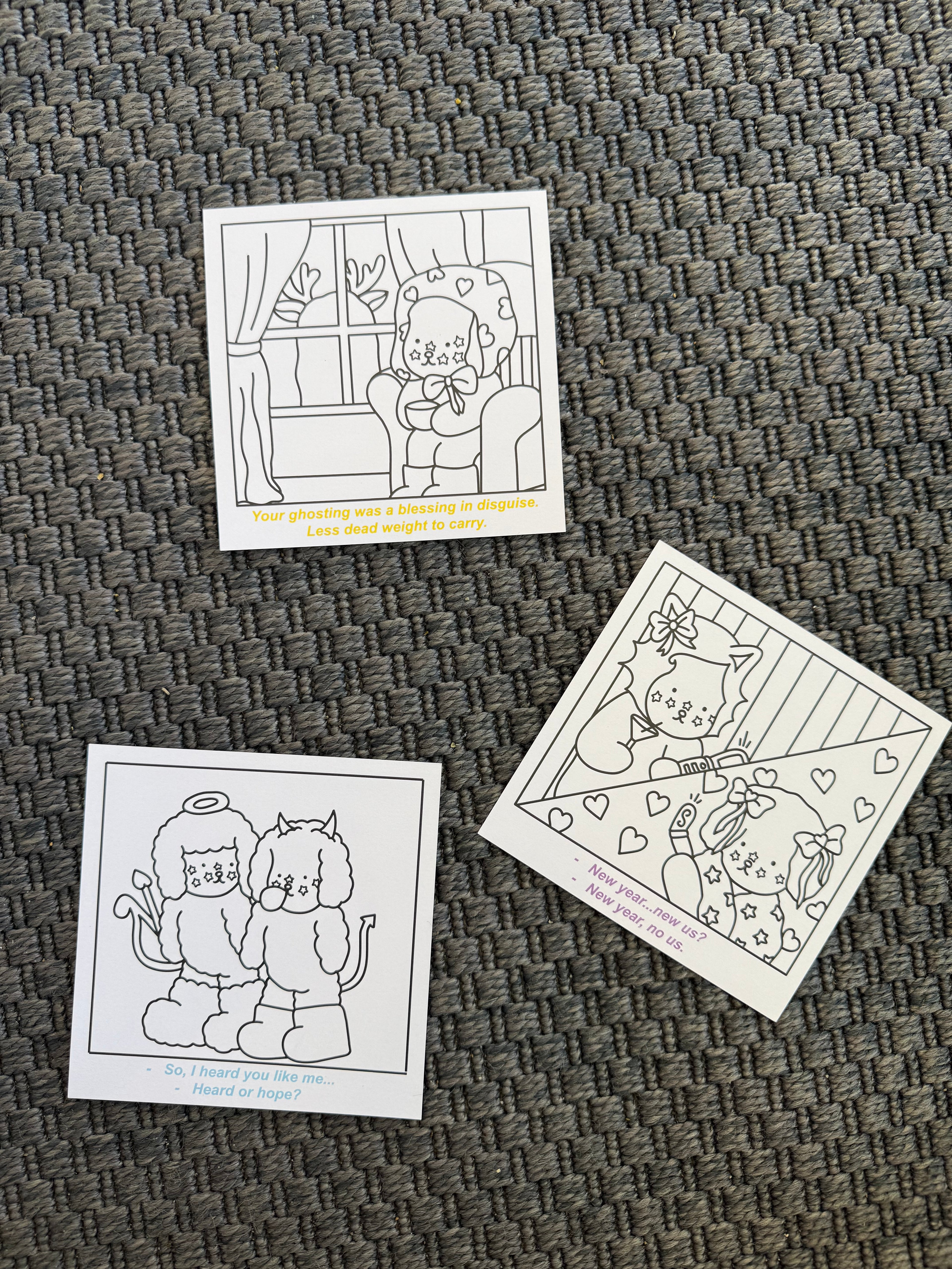 POSTCARDS + STICKERS