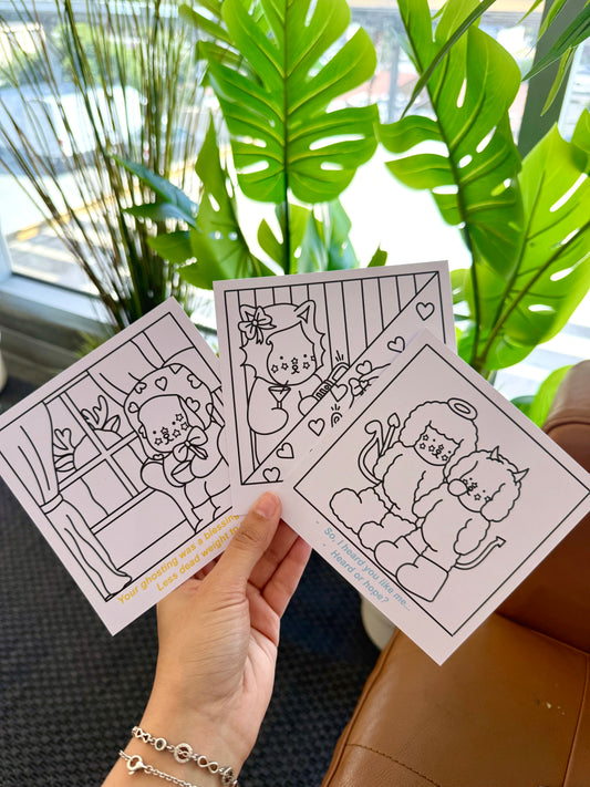POSTCARDS + STICKERS BUNDLE